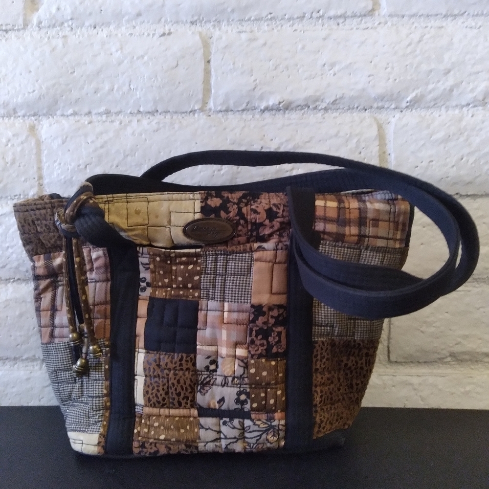 Donna Sharp Patchwork Shoulder/Tote Bag - Multico… - image 3